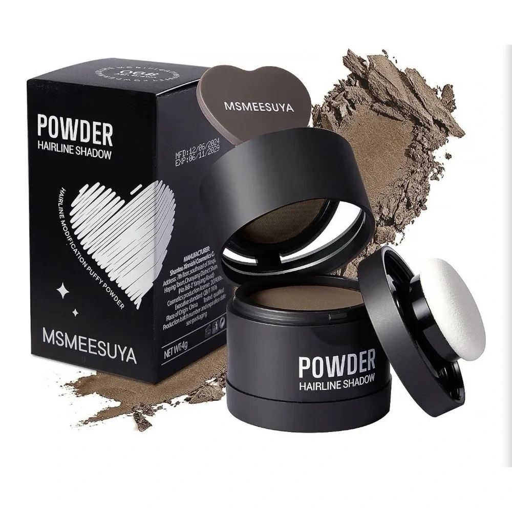 MSMEESUYA Hairline Shadow Powder For Hair #5 Light Brown Root Touch Up Cover NEW